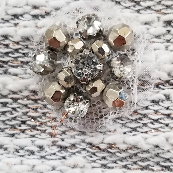 Maison Jules embellished top long sleeves XS - Picture 3 of 7